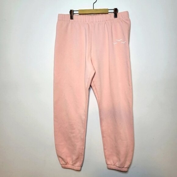 Lazy Pants Nova Premium Fleece Relaxed Sweatpants In Blush Pink - Picture 1 of 9